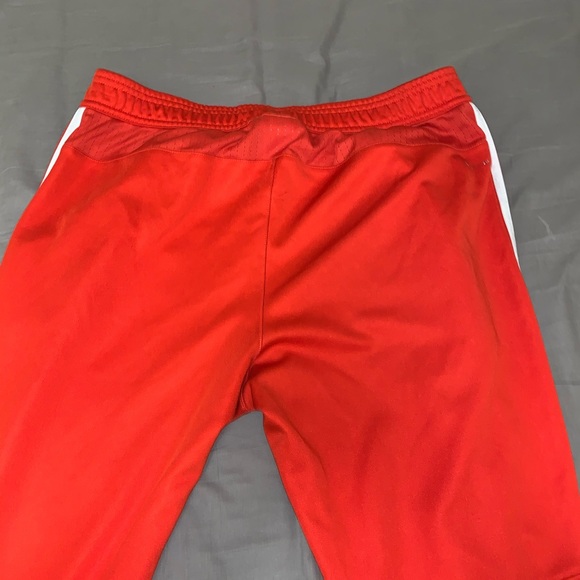Red Adidas Joggers - Picture 2 of 2